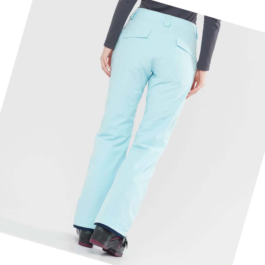 Pantalones De Esquí Salomon EDGE Mujer Verde Menta | MX 2324WNB